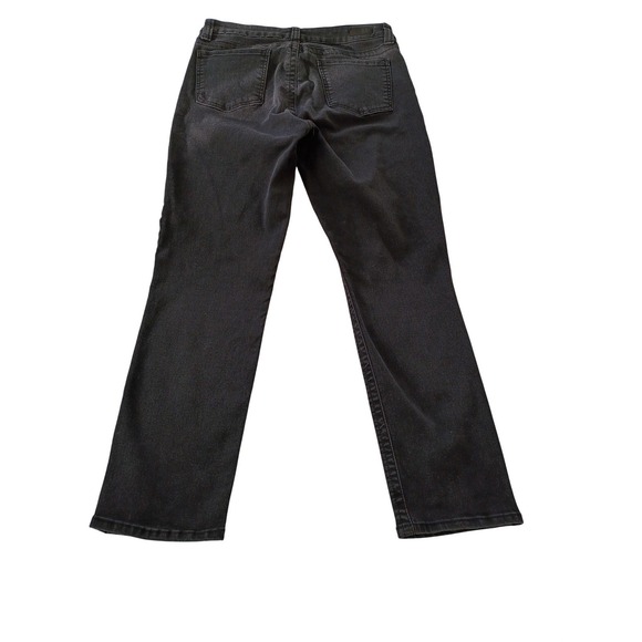 Kut From The Kloth Dark Wash Straight Leg Jeans Women Size 12 Stretch Denim - Picture 3 of 16